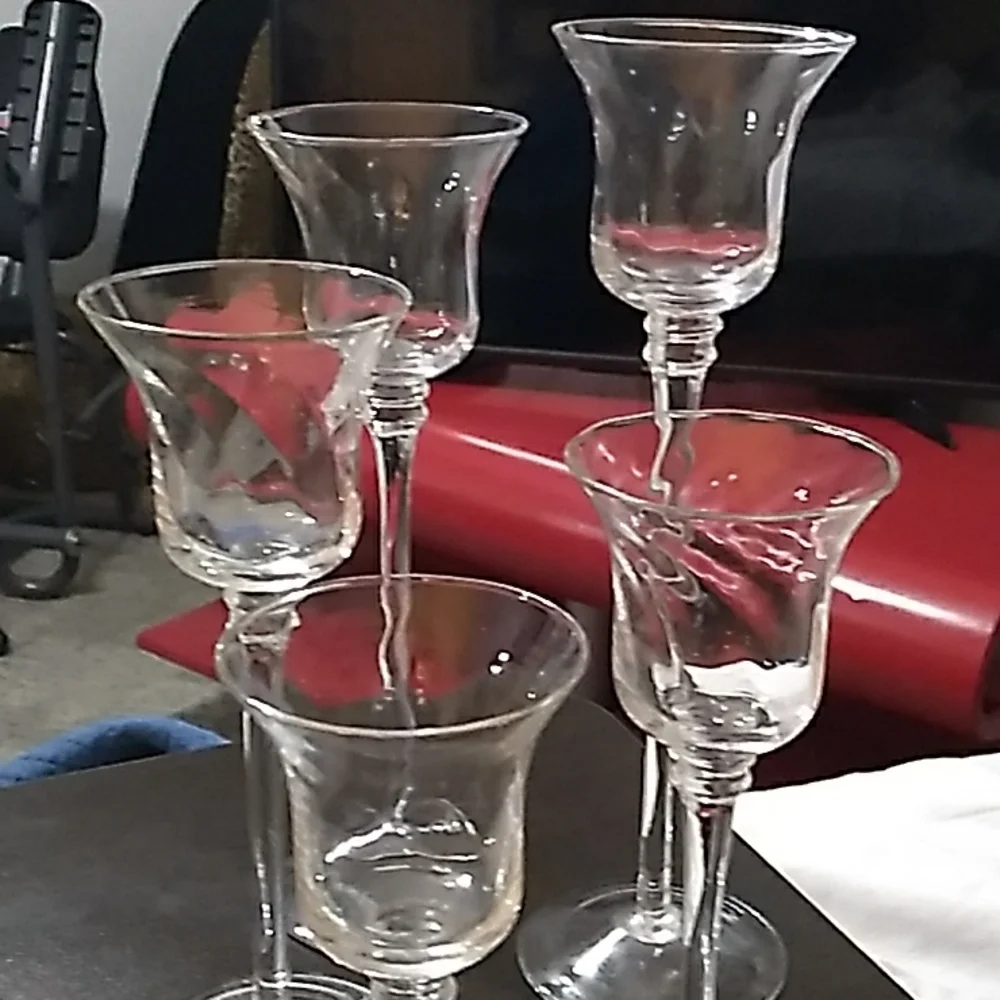 5 peice candle holders - Picture 2 of 4